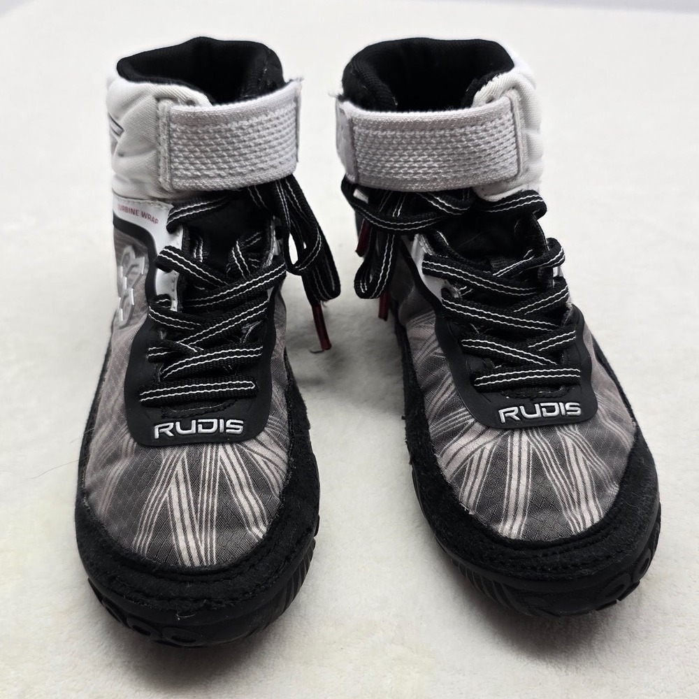 Rudis KS Turbine Kyle Snyder Wrestling Shoes Black White Grey Youth Mens 1 - Picture 5 of 10